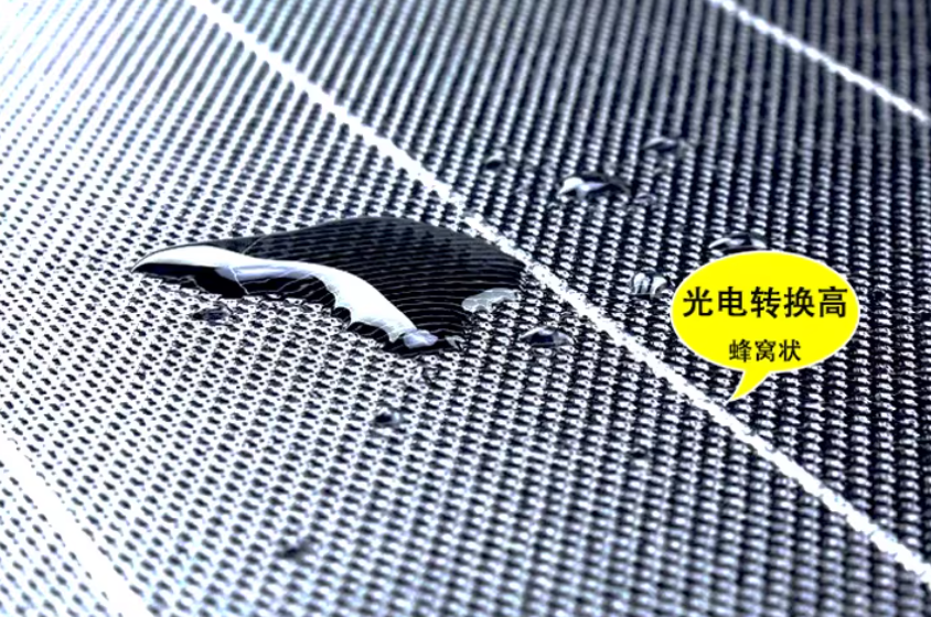 Semi-Flexible Solar Panel Manufacturing Process and Structure Explained Honeycomb textured flexible solar module surface